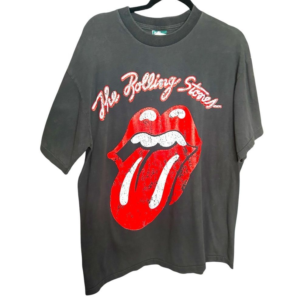 The Rolling Stones Gray Single Stitch Modern Boot 100%Cotton Graphic Tee Size XL
